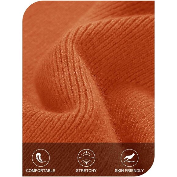 Merokeety Women's Darkgreen Off Shoulder Long Sleeve Elegant Bodycon Midi Dress - Picture 4 of 9